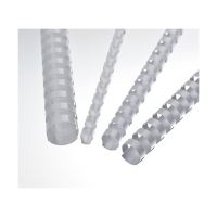 Plastové hřbety bílé 10mm (100ks)