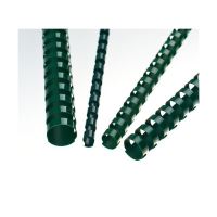 Plastové hřbety zelené 12mm (100ks)