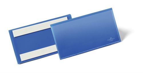 Adhezivní kapsa na dokumenty (150 x 67 mm) - vnitřní rozměry 50ks tmavě modrá