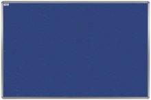 Textilní tabule EkoTAB, hliníkový rám, modrá 100x75cm