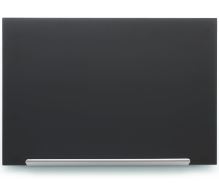 Skleněná tabule NOBO Diamond Glass, černá 68x38cm