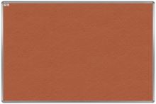 Textilní tabule EkoTAB, hliníkový rám, oranžová 90x60cm