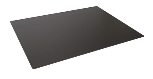 Podložka na stůl 650x500 mm s ozdobnou drážkou PP neprůhledná černá