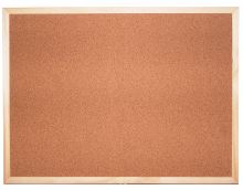 Korková tabule EcoTECH, dřevěný rám 120 x 90 cm