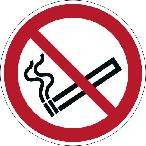 Podlahový piktogram 'Zákaz kouření' Ø 430 mm