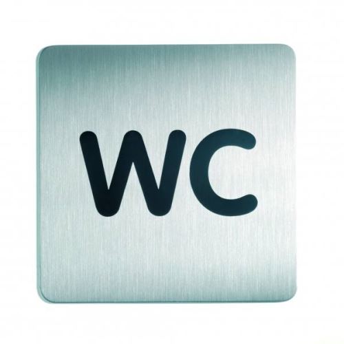 Piktogram čtverec "WC" 150x150mm