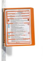Systém zobrazovacích panelů DURABLE VARIO® MAGNETIC WALL 5 rámečků oranžový