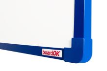 Magnetická tabule boardOK, modrý rám 120 x 90 cm