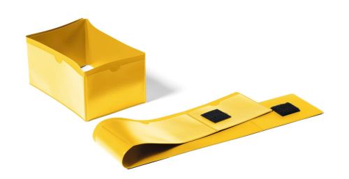 Návlek na nohy palet 140 x 65/90 x 65 mm - vnitřní rozměry 50ks žlutý