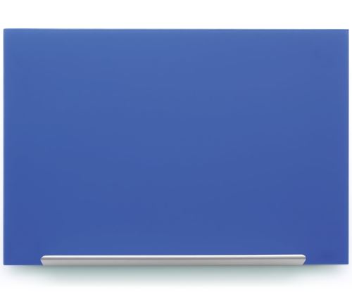 Skleněná tabule NOBO Diamond Glass, modrá