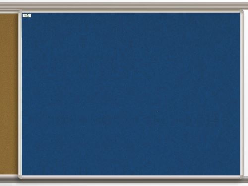 Textilní tabule EkoTAB pro lištový systém, modrá