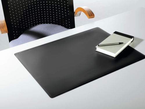 Podložka na stůl 530x400 mm s ozdobnou drážkou černá
