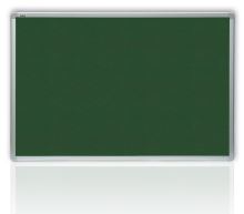 Filcová tabule OfficeTECH, zelená, hliníkový rám 90x60cm