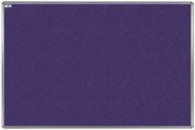 Textilní tabule EkoTAB, hliníkový rám, fialová 150x120cm
