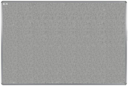 Textilní tabule EkoTAB, hliníkový rám, šedá