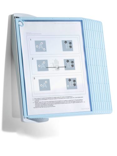 Systém zobrazovacích panelů DURABLE SHERPA® BACT-O-CLEAN WALL 10 rámečků