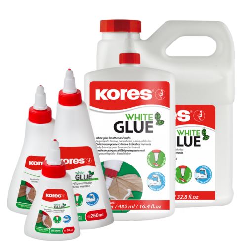 White glue, rychlouzávěr Kores 125ml