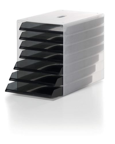 Zásuvkový box DURABLE IDEALBOX 7 šedý