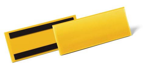 Adhezivní kapsa na dokumenty 1/2 A5 (210 x 74 mm) - vnitřní rozměry 50ks žlutá