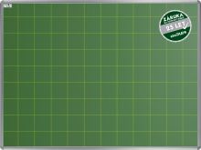 Školní tabule EkoTAB keramická, popis křídou, čtverce 100mm 150x120cm