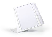 Zobrazovací panelový systém DURABLE VARIO® TABLE 10 rámečků bílý
