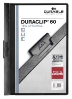 Rychlovazač DURACLIP® 60 A4, balení 25ks černá
