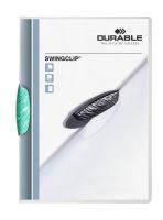 Rychlovazač SWINGCLIP® 30 A4 transparentní,tmavě zelená