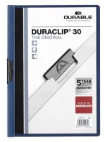 Rychlovazač DURACLIP® 30 A4, balení 25ks tmavě modrá
