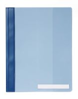 Rychlovazač DURABLE A4+ s okénkem pro štítek 115x16 mm modrý