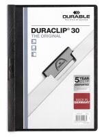 Rychlovazač DURACLIP® 30 A4, balení 25ks černá