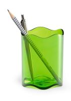 Stojánek na tužky TREND transparentní zelená