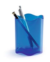 Stojánek na tužky TREND transparentní modrá