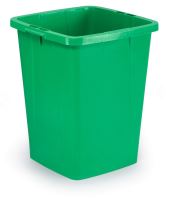 Odpadkový koš DURABIN® 90L čtvercový zelený
