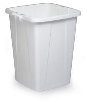 Odpadkový koš DURABIN® 90L čtvercový bílý