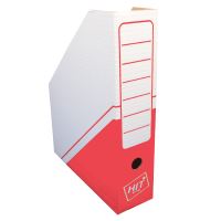 Archivní box s potiskem - červený
